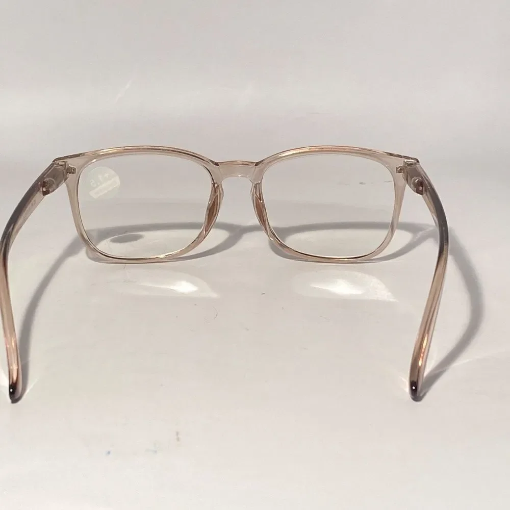 1510 Colette 1.5 Taupe Reading Glasses Soft Butterfly Readers NWT